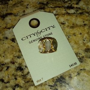 1224 City by City Genuine Stone Ring